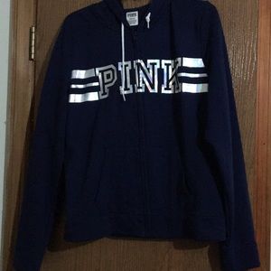 Pink hoodie NWOT large